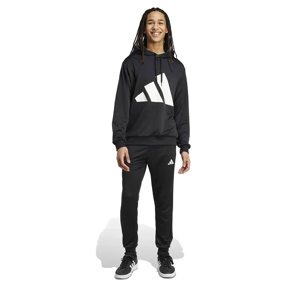 Мужской спортивный костюм с принтом Big Logo French Terry Adidas, Black