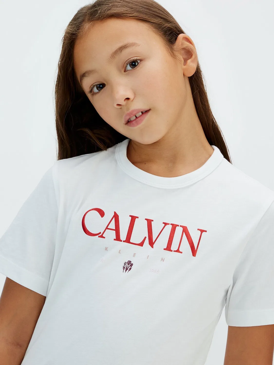 Футболка хлопковая Calvin Klein White — фото 4