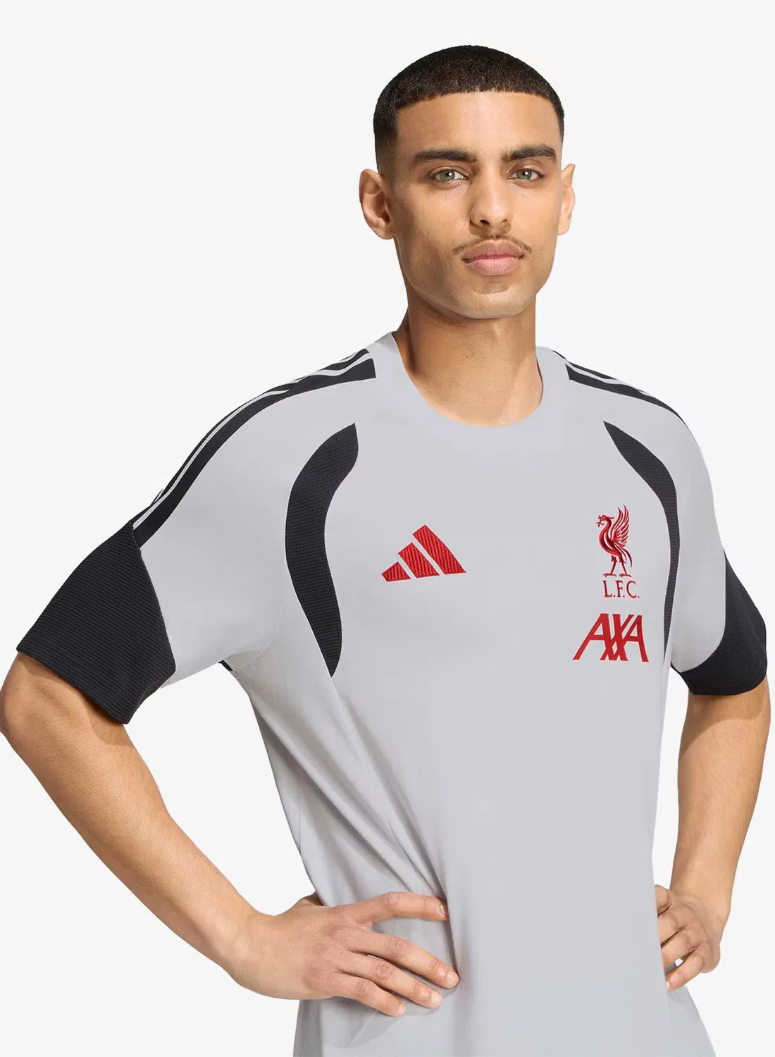 Футболка с коротким рукавом Liverpool FC Tiro Adidas, белый — фото 4