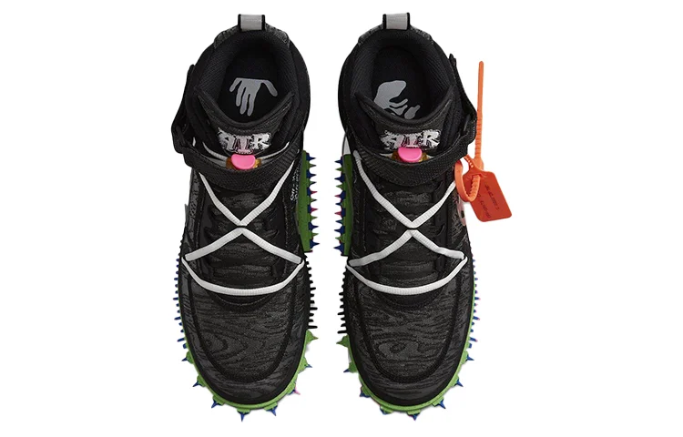Кроссовки Nike Air Force 1 Mid Off-White Black — фото 4