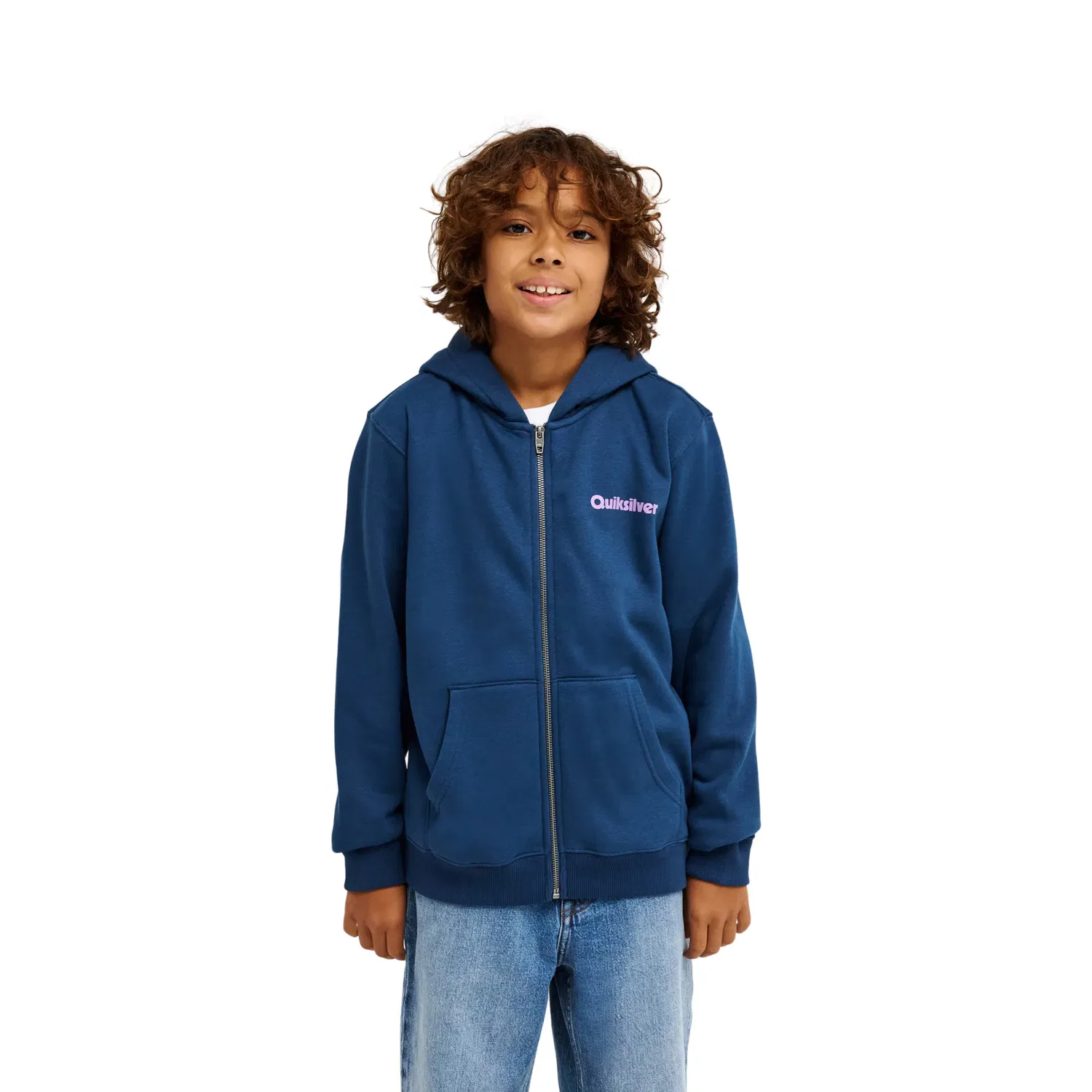 Детская худи с принтом Graphic Quiksilver, Azul