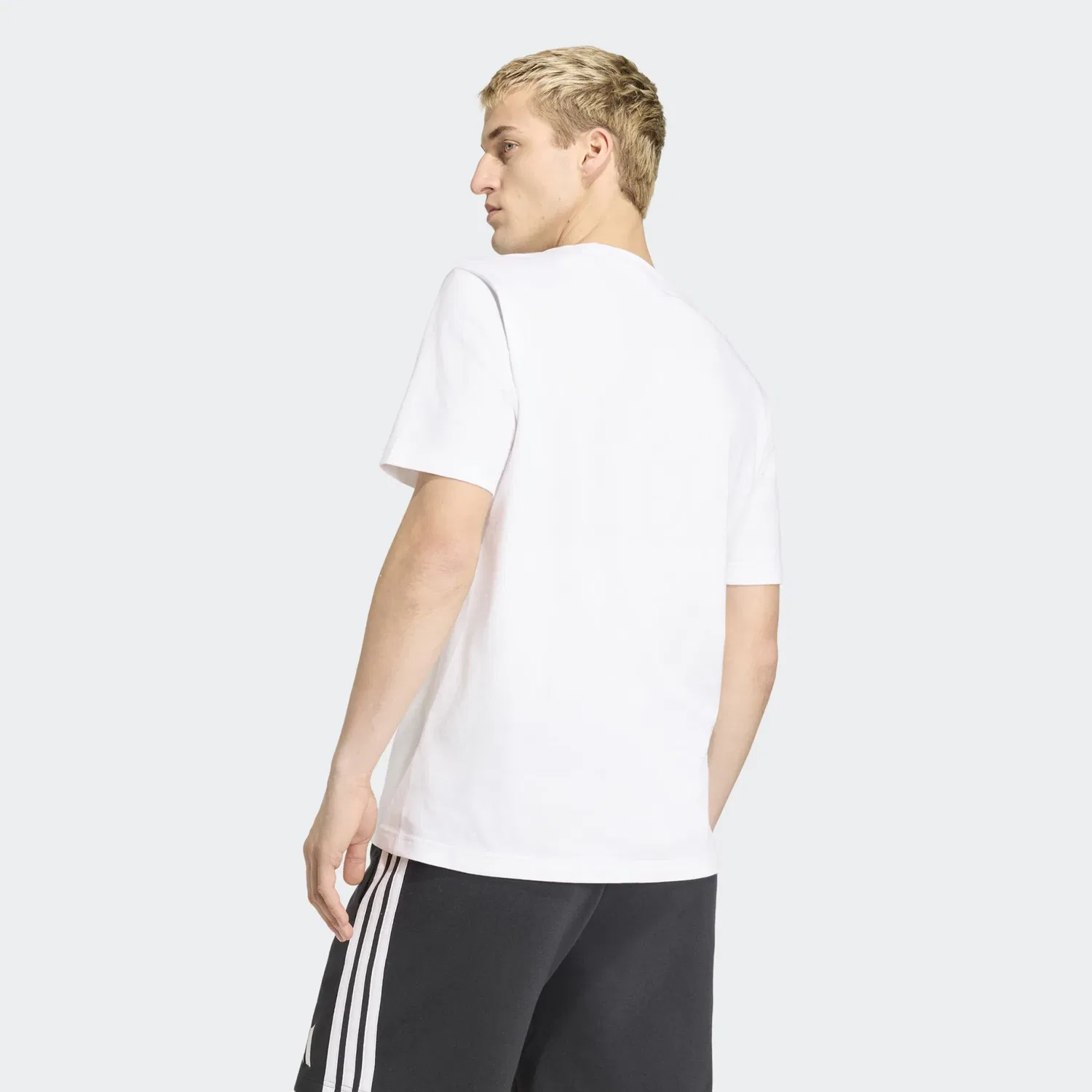 Мужская футболка с круглым вырезом и эмблемой DFB Adidas Performance, White — фото 2