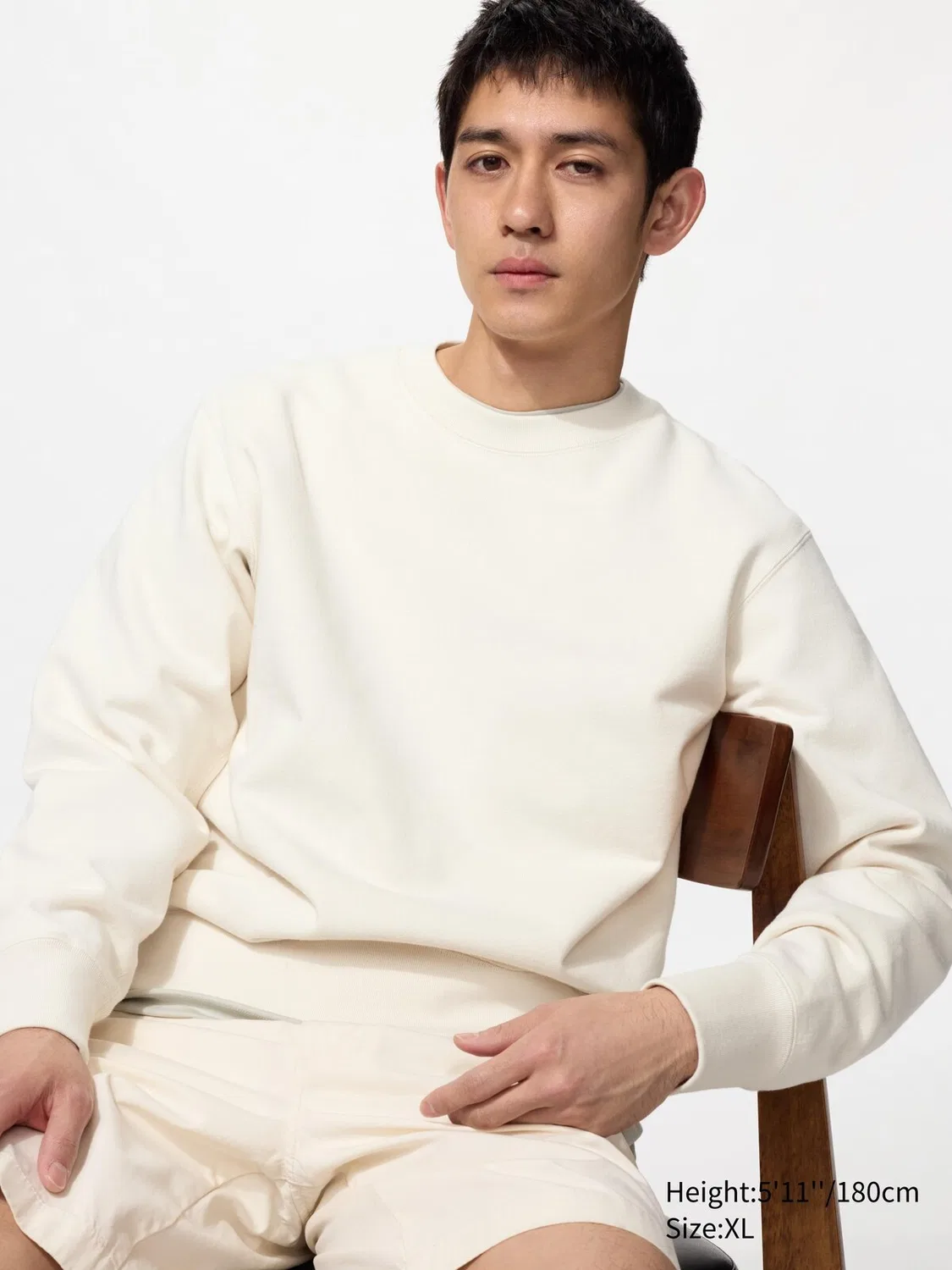 Толстовка Uniqlo, кремовый