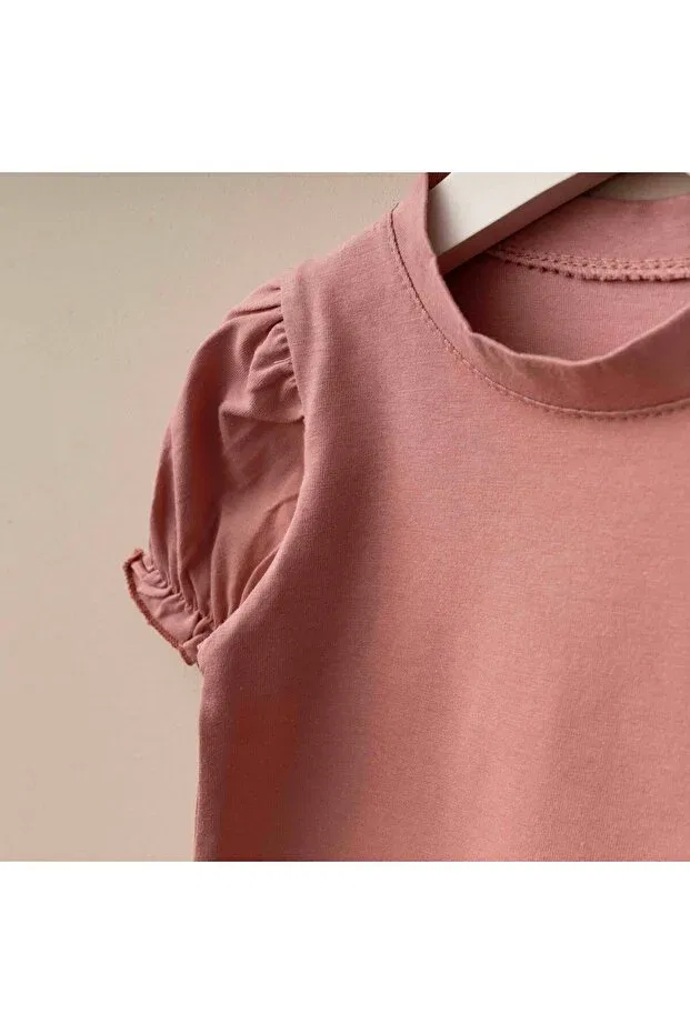 Детский комбинезон для девочек хлопковый Minimus, Dried Rose — фото 3
