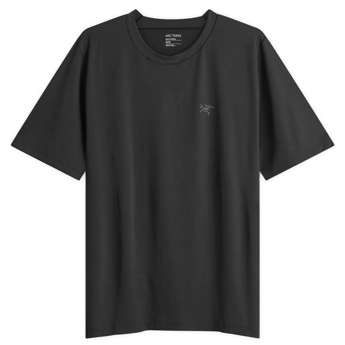 Футболка с коротким рукавом из легкого полиэстера Cormac Crew T-Shirt Arcteryx, Black