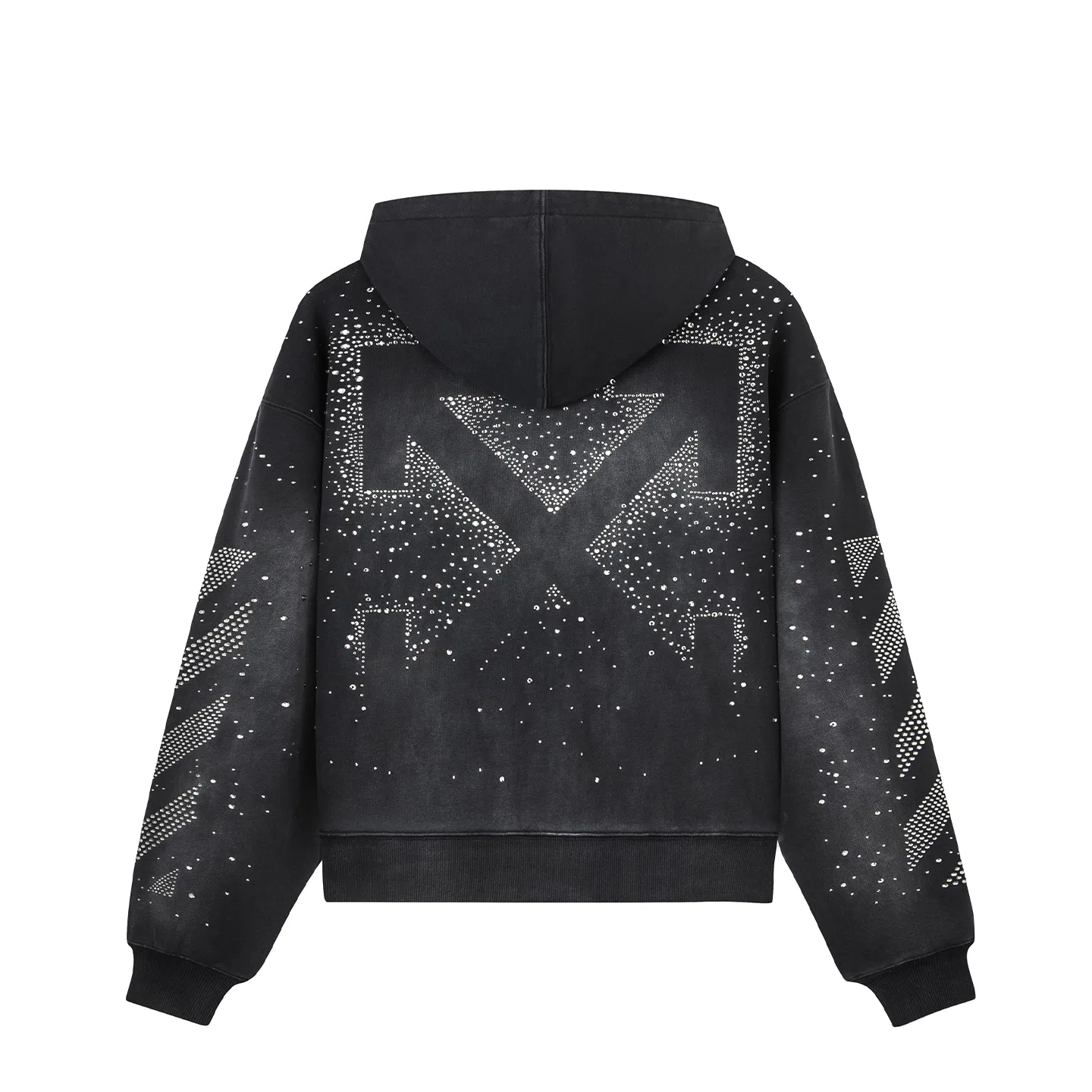 Детский худи с капюшоном OFF-WHITE, Черный