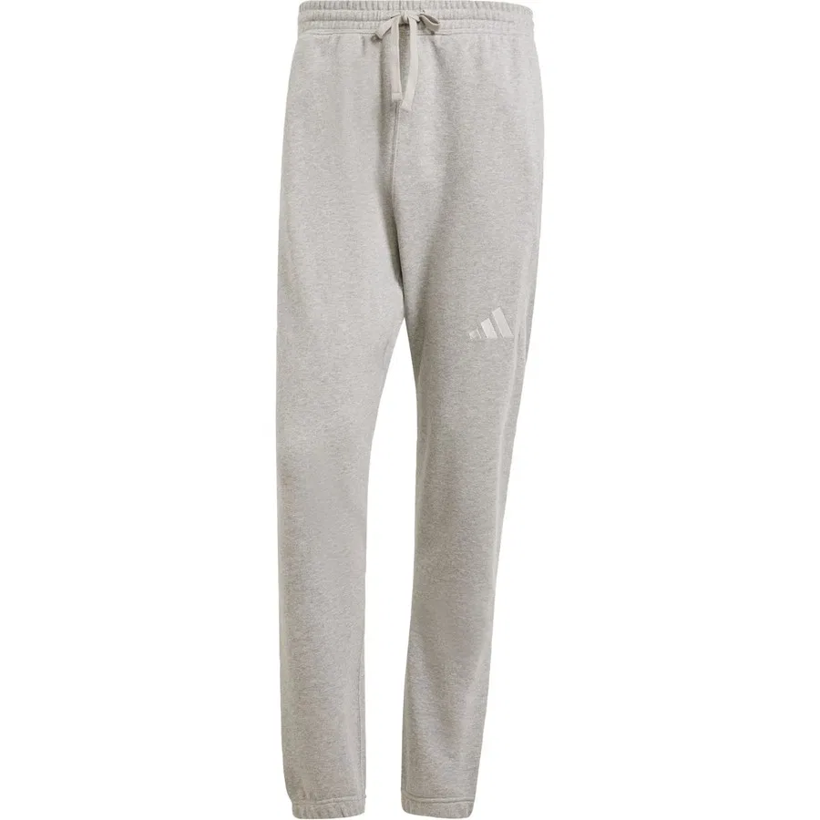 Штаны спортивные с зауженными штанинами French Terry Regular Tapered Pants adidas, Серый — фото 3