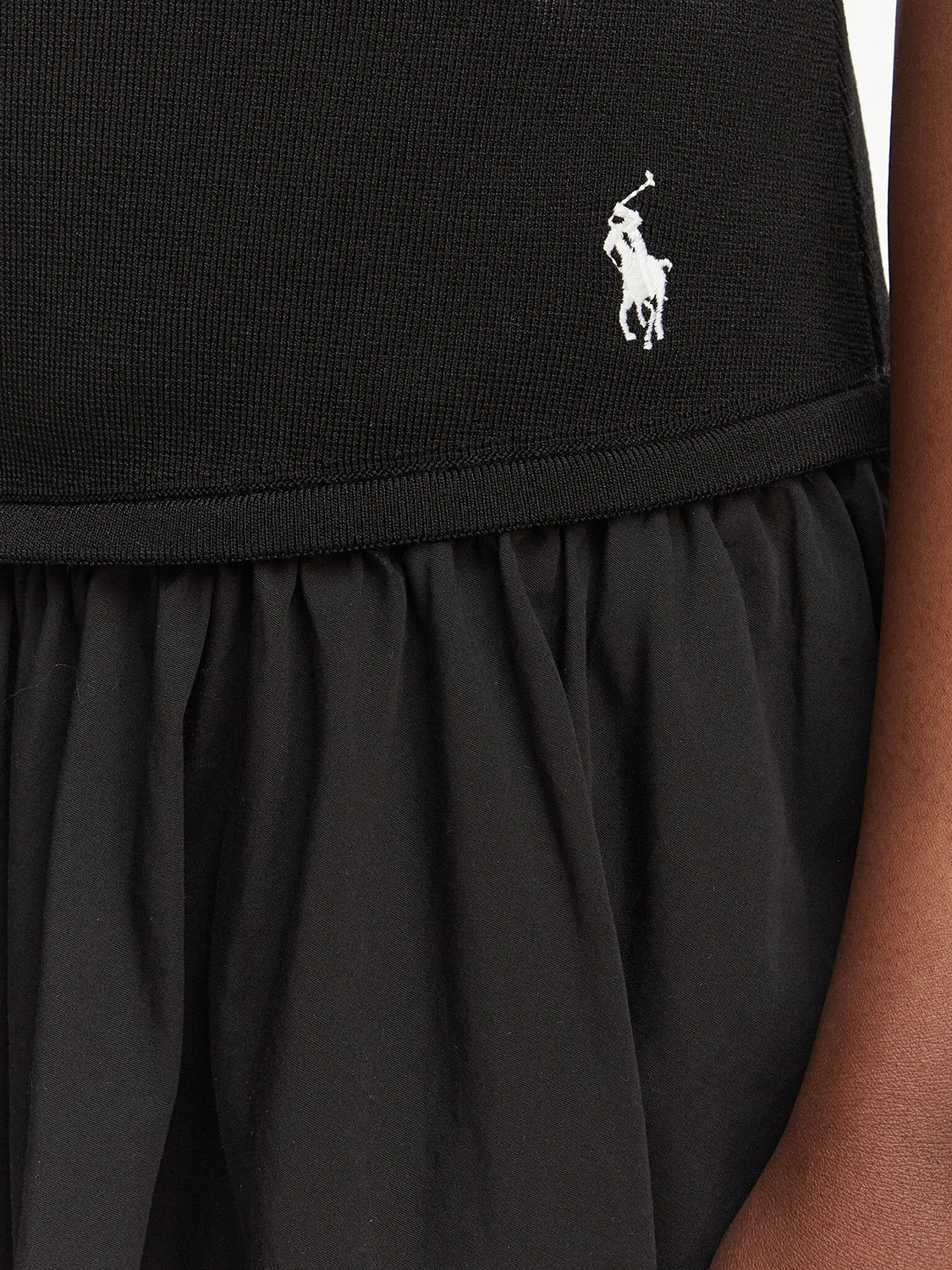 Женская мини-юбка стандартного кроя Polo Ralph Lauren, черный — фото 4