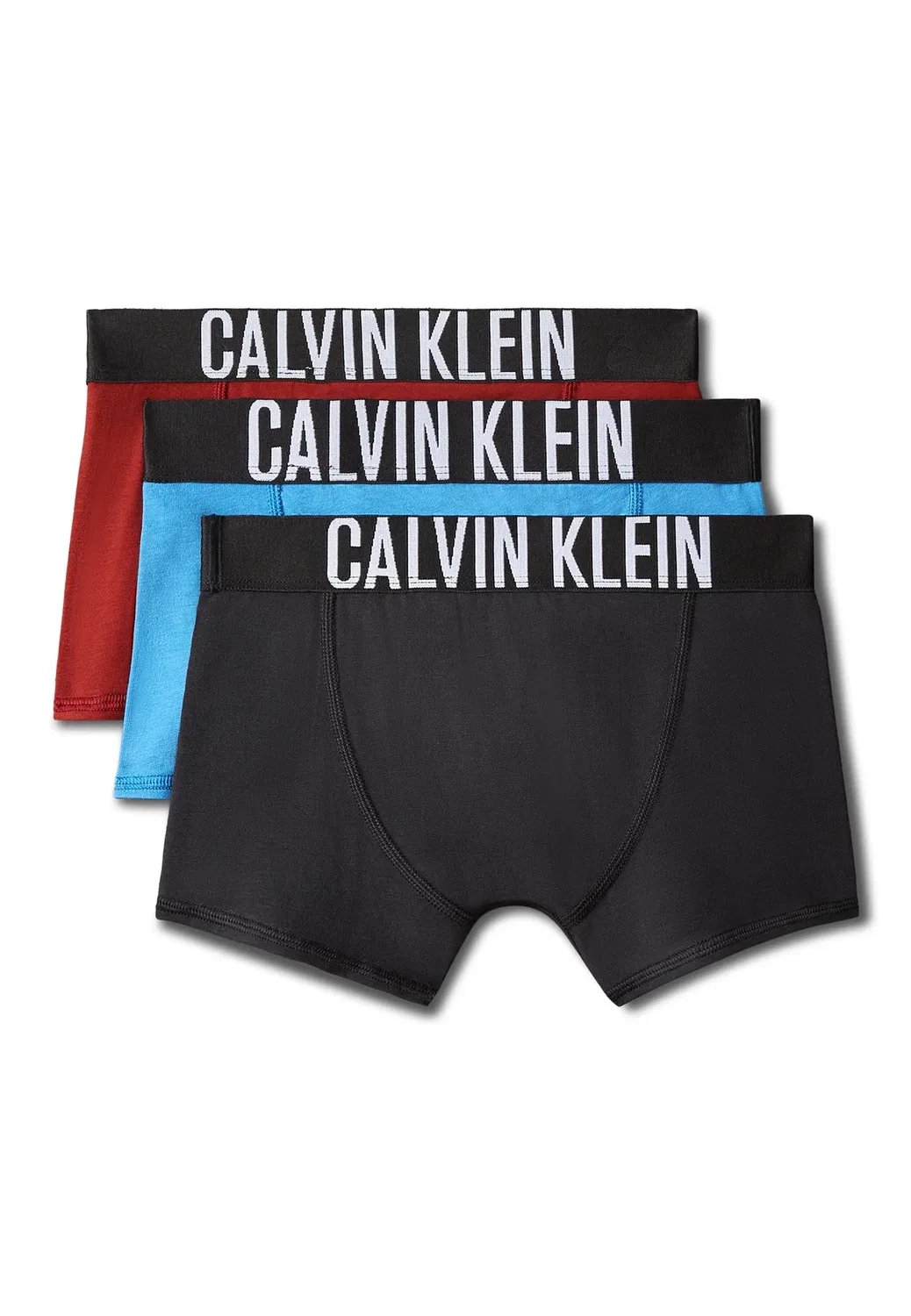 3 шт. - трусы Calvin Klein Underwear, Black/Vallartablue/ Firedbrick — фото 2