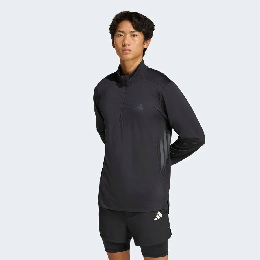 Спортивная толстовка ADIDAS PERFORMANCE 'TECHESS' черного цвета — фото 2