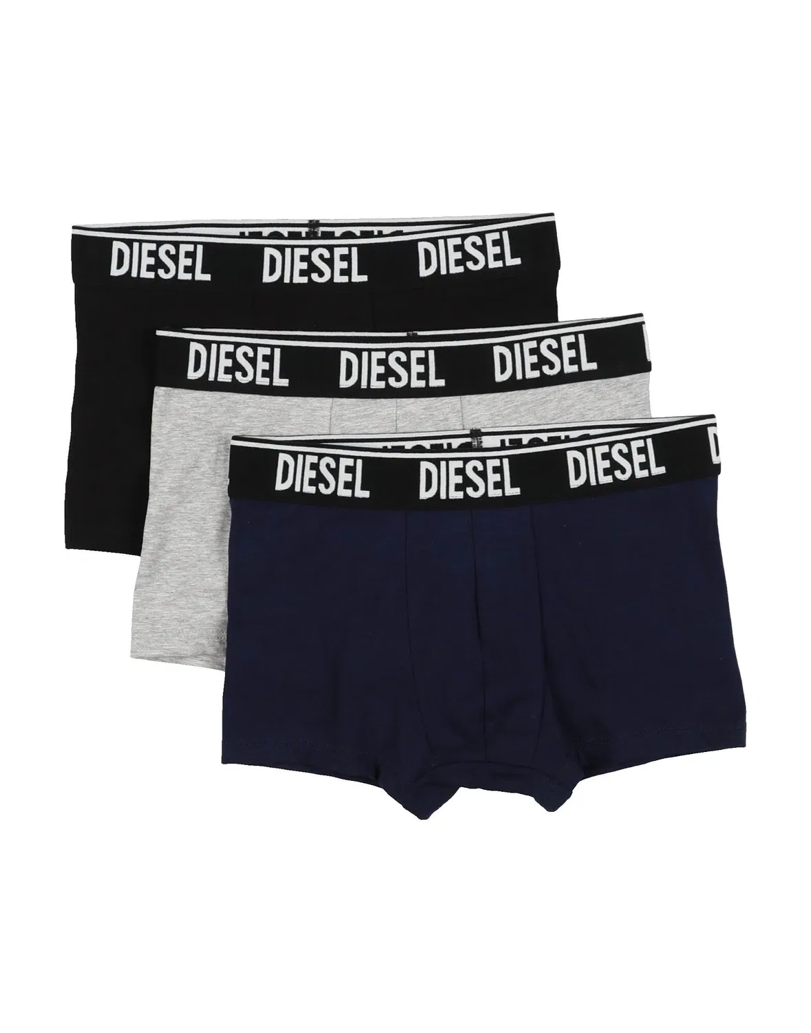 Детский комплект боксеров из джерси с принтом Diesel, темно-синий