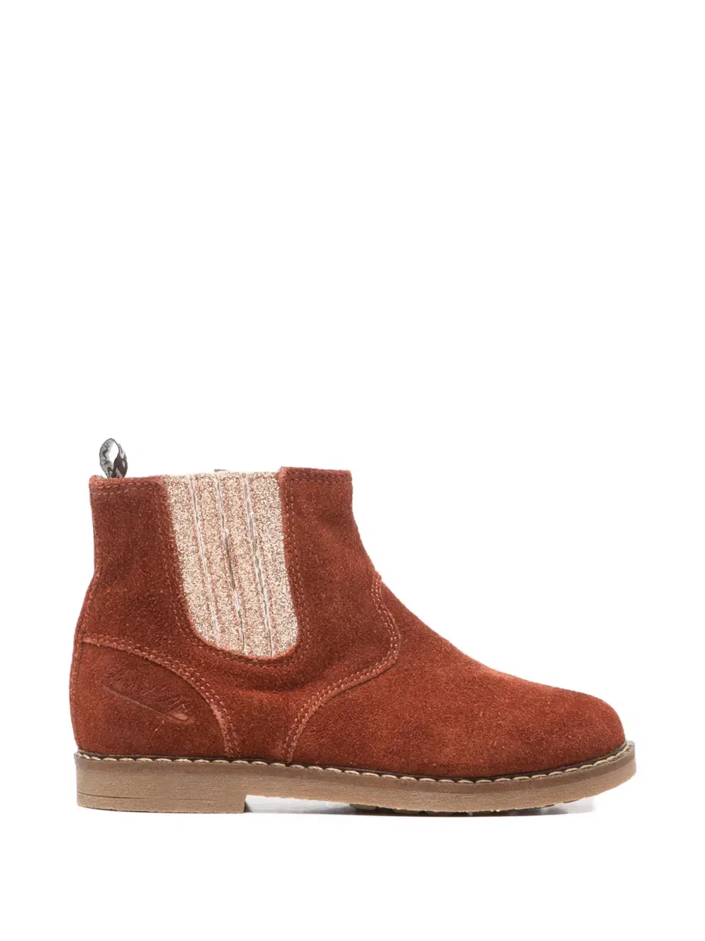 Ботинки с эластичной вставкой Pom D'Api, коричневый