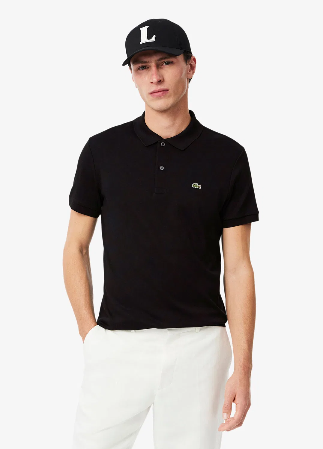 Футболка поло Lacoste, черный
