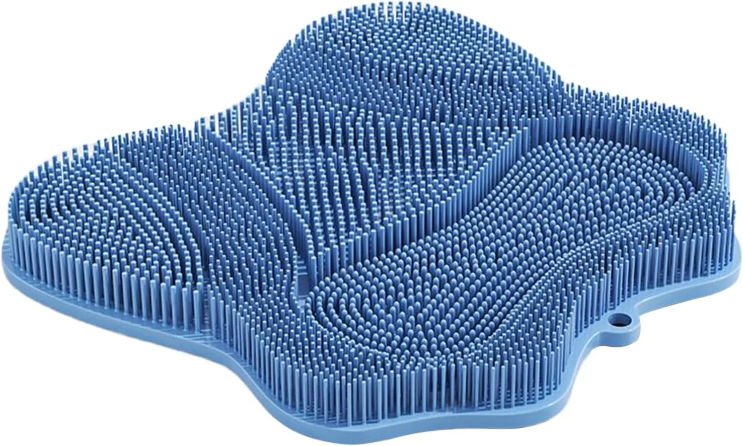 Щетка для ног с силиконовыми щетинками, Generisch, 1 шт, 32x30x4 см, Blau