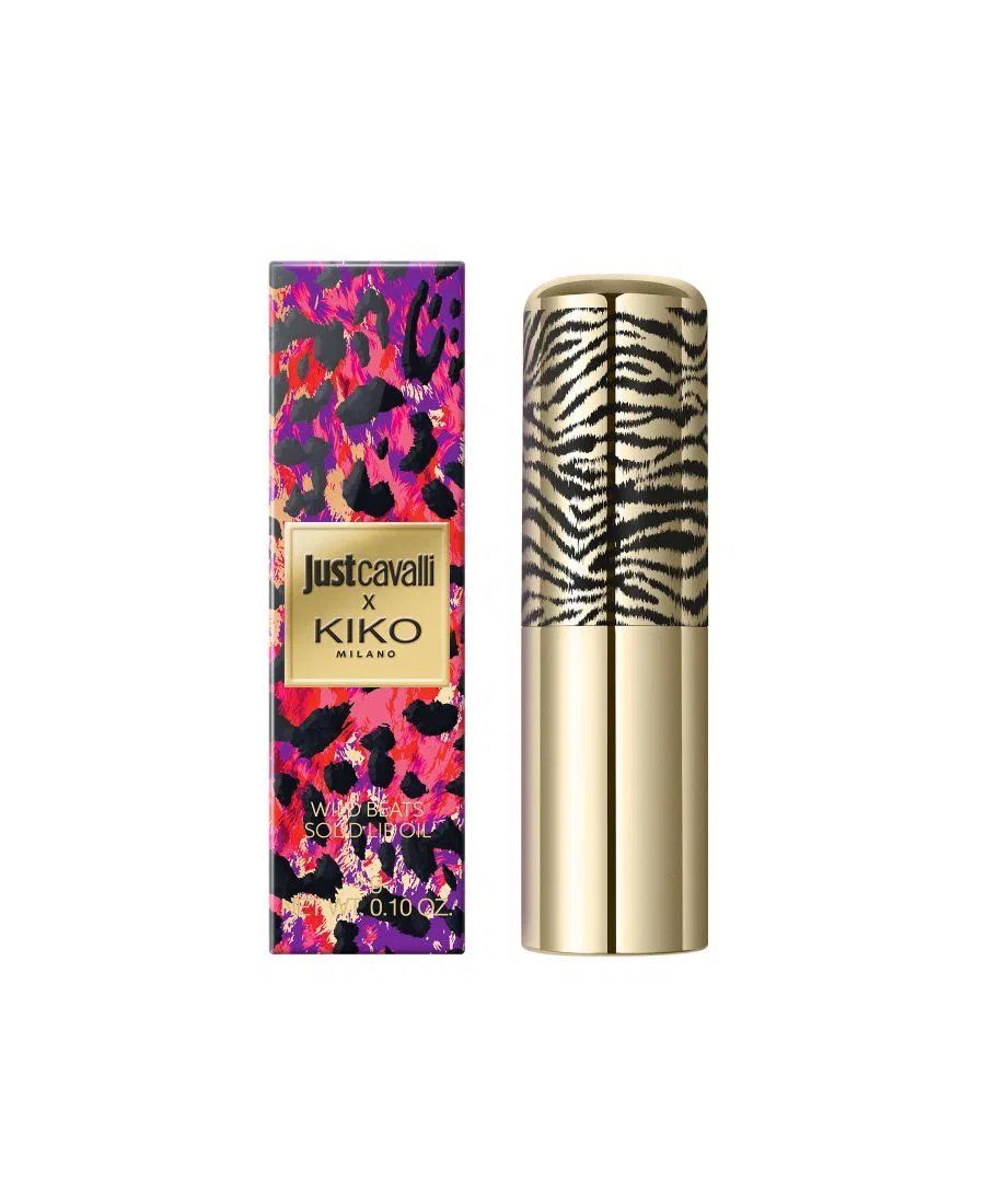 Масло для губ KIKO Milano x Just Cavalli Wild Beats Solid Lip Oil, 3 г, 01 Leopard Rush — фото 4