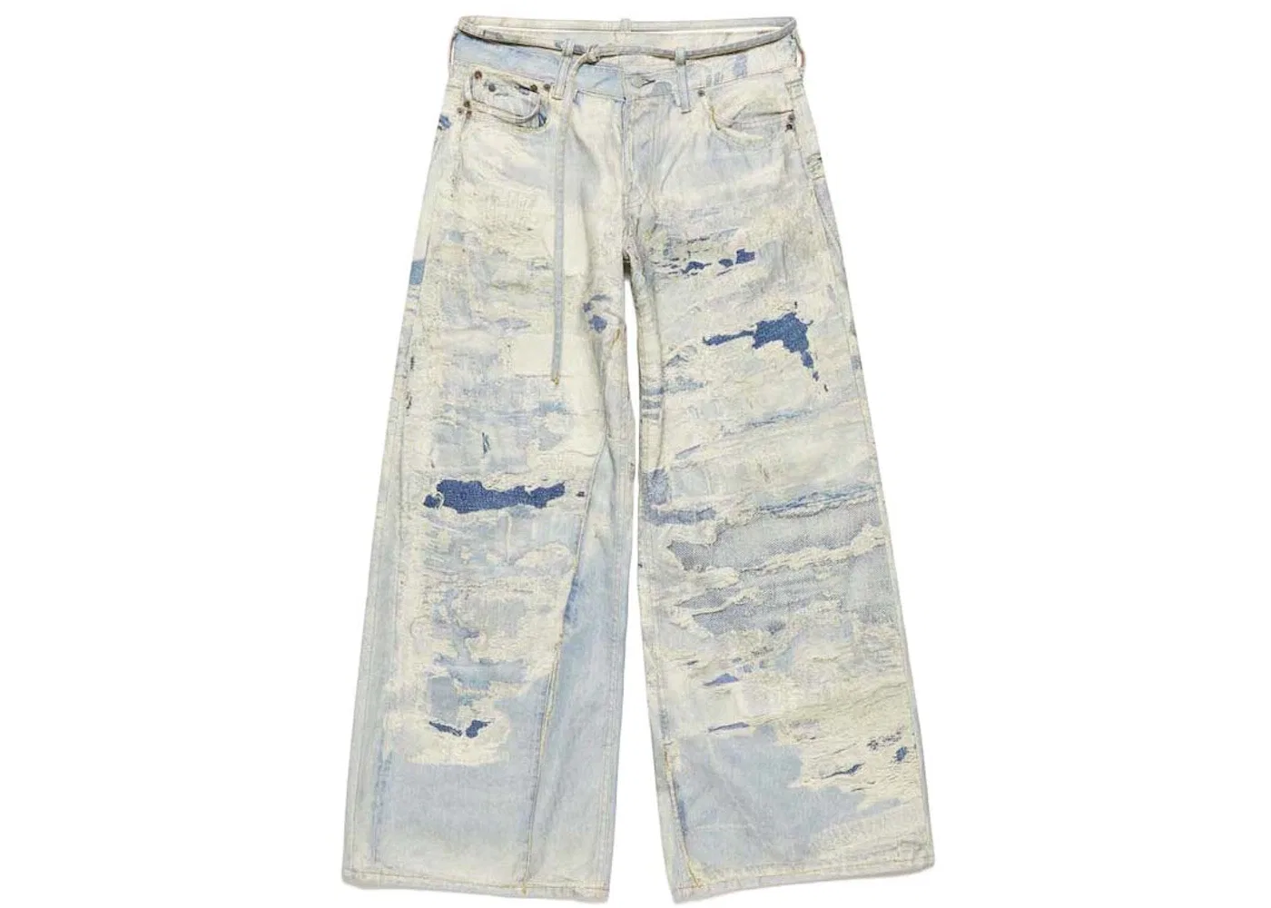 Женские брюки прямого кроя Acne Studios, Light Blue