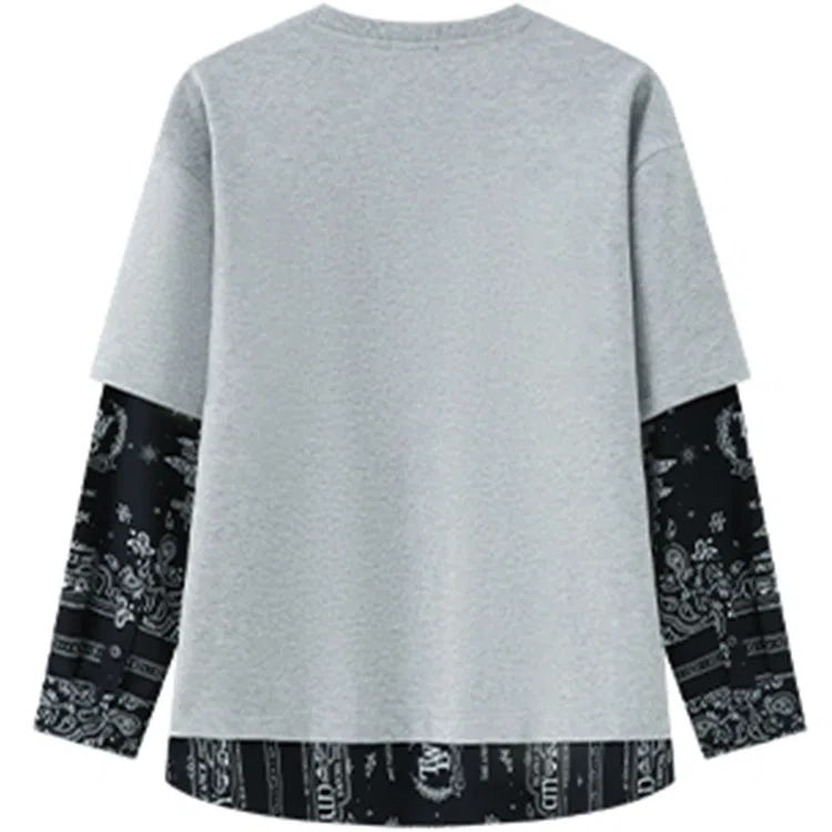 Детская толстовка без рукавов с длинным рукавом Teenie Weenie Men, Medium Gray — фото 3