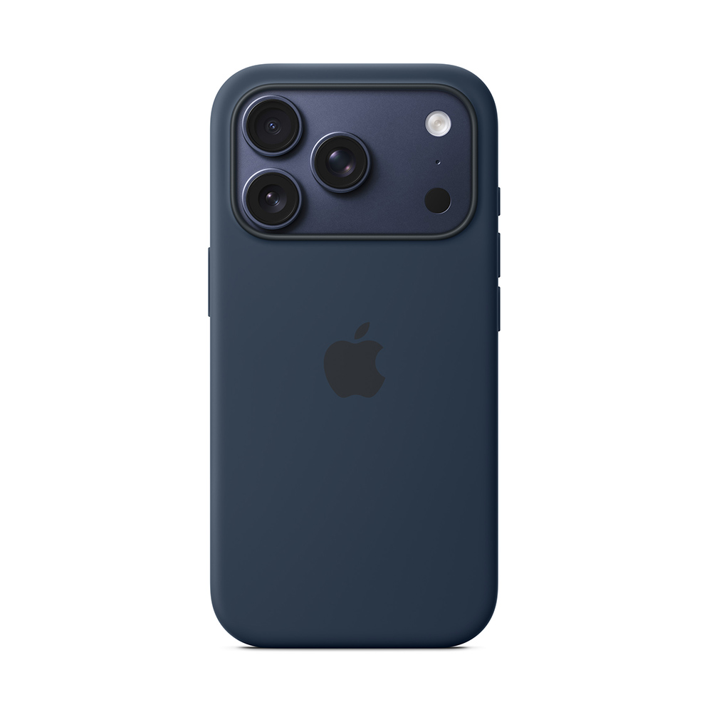 

Чехол Apple Silicone Case с MagSafe для iPhone 17 Pro, Midnight, Темно-синий, Чехол Apple Silicone Case с MagSafe для iPhone 17 Pro, Midnight