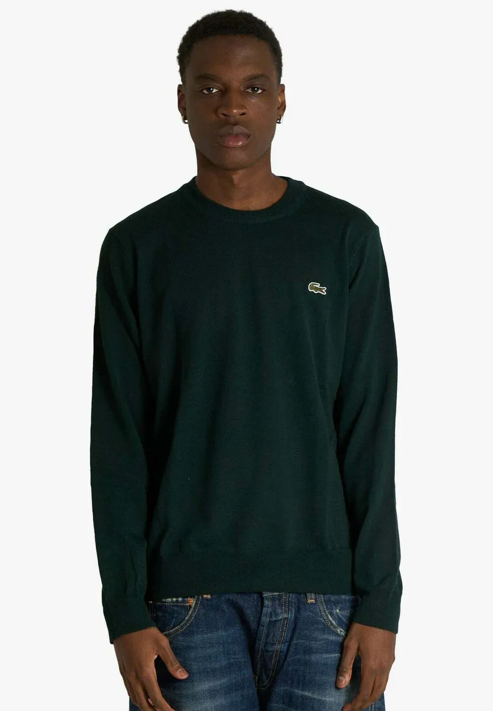 Свитер с круглым вырезом Lacoste, Verde Scuro