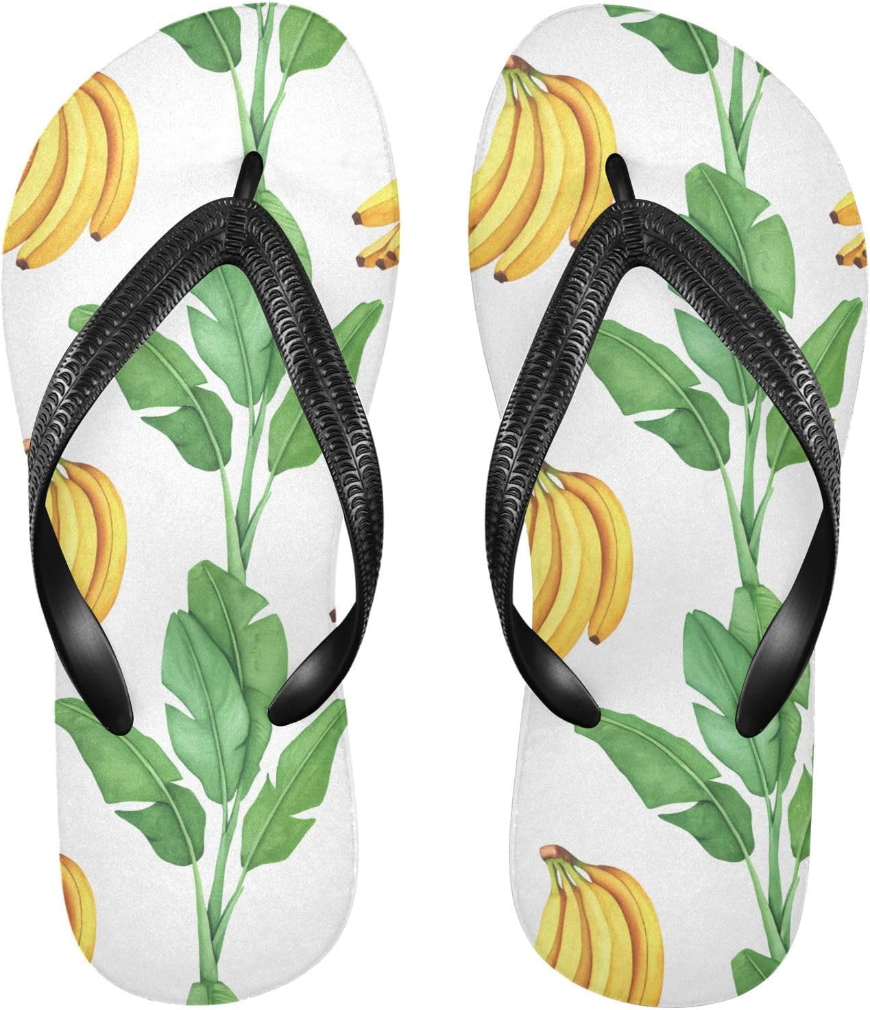 

Мужские летние шлепанцы из резины Banana Plant, белые пляжные вьетнамки с противоскользящей подошвой, для душа и прогулок Sinestour