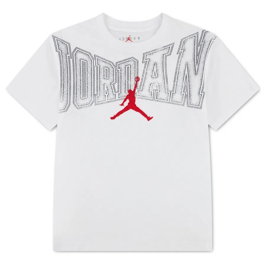 Футболка спортивная с коротким рукавом Nike Jordan Jdb Mj Tapout Ss Tee, Белый