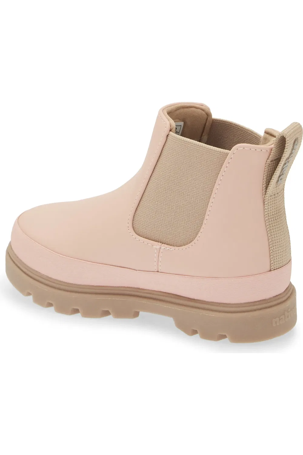 Сапоги детские водонепроницаемые Chelsea Kensington Native Shoes, Chameleon Pink/Flax Tan — фото 2