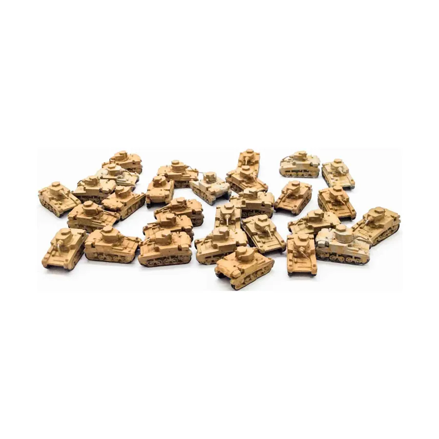 

M3 Медовая коллекция №2, WWII Micro Armour - United Kingdom - Loose Miniatures (1:285)