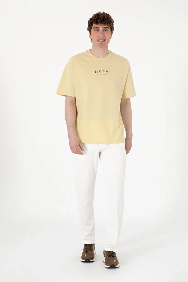 Мужские спортивные брюки скинни U.S. Polo Assn., Ecru