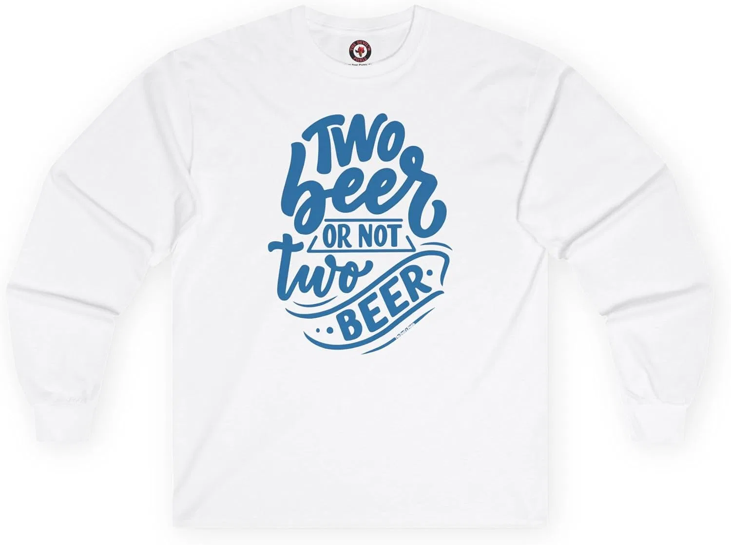 Женская футболка с принтом Two Beer or Not Two Beer Gildan 2400, White