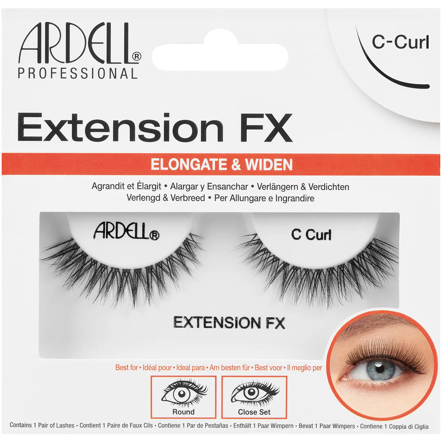 

Ardell Extension FX Curl C накладные ресницы на полоске, 1 упаковка