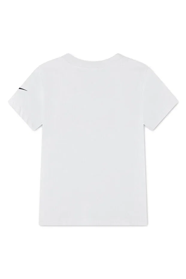 Детская футболка для девочек с принтом Lace It Up Ringlet Tee Nike, 001 — фото 3