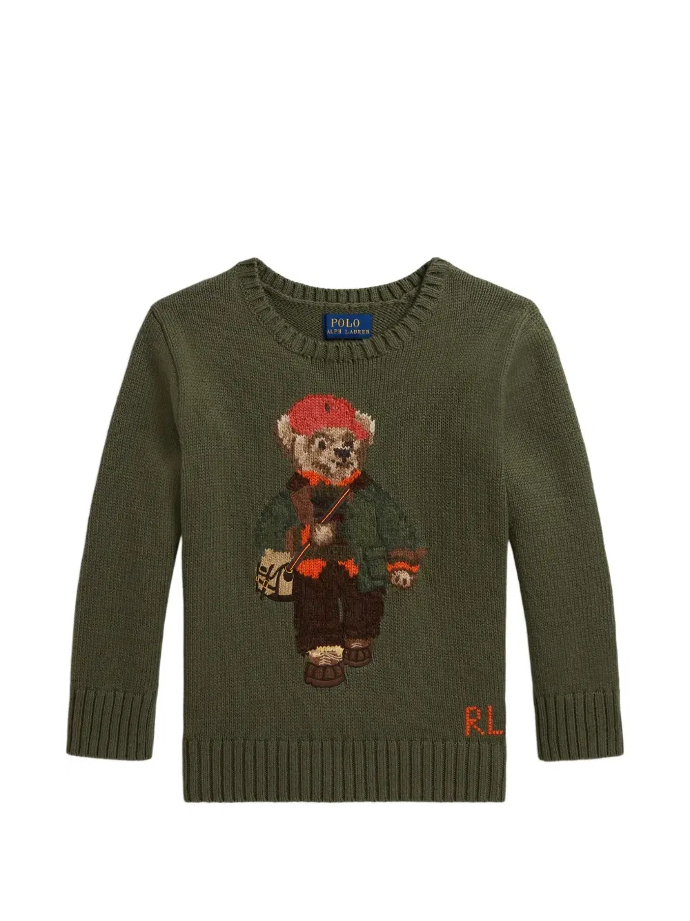 Свитер Polo Bear Polo Ralph Lauren Kids, зеленый