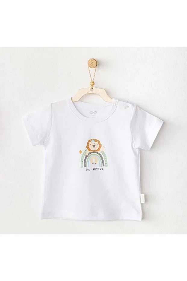 Детская футболка для девочек с коротким рукавом Ac25977 casual baby t-shirt white Andywawa, White