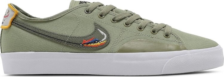 

Кроссовки Nike Daan Van Der Linden x Blazer Court SB 'Dusty Olive', зеленый