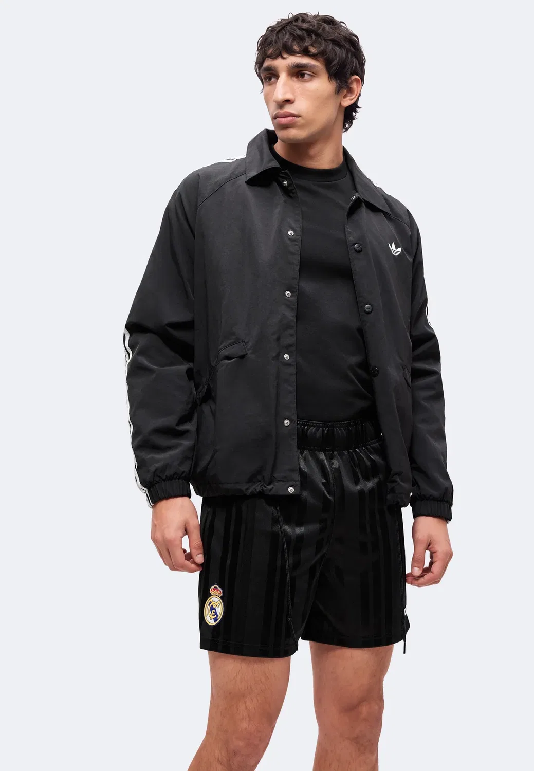 Шорты "Реал Мадрид" - клубная одежда Adidas Originals, Black — фото 4