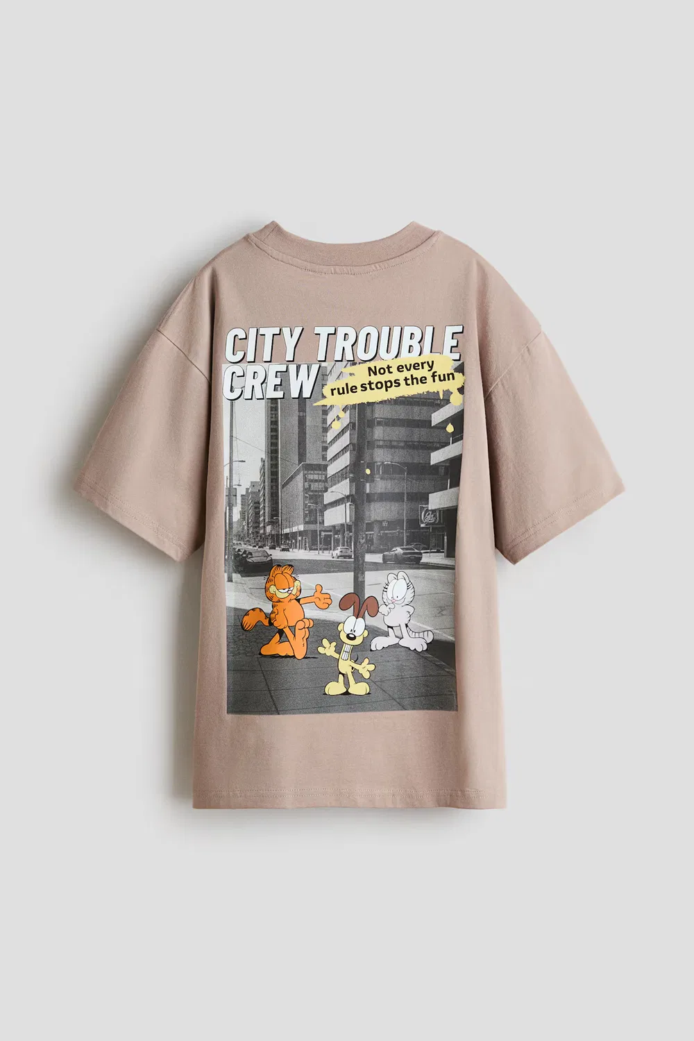 Футболка с принтом H&M, Beige/Garfield — фото 2