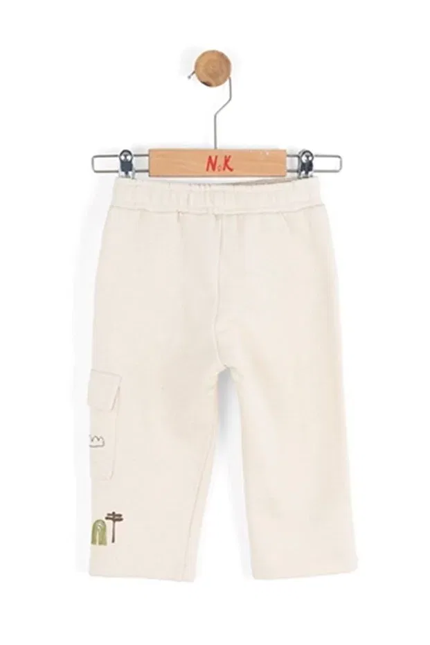 Детские брюки для девочек хлопковые Generic Brands, Nude Color — фото 3