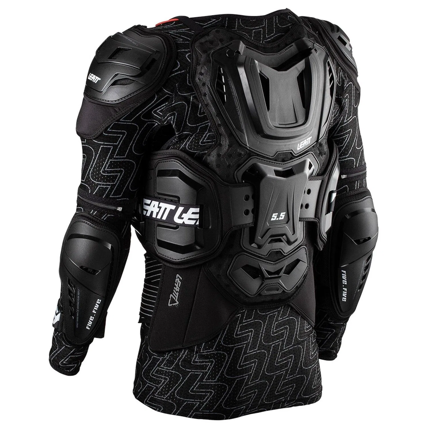 Детская защитная куртка с длинным рукавом Body Protector 5.5 Leatt, Schwarz — фото 2