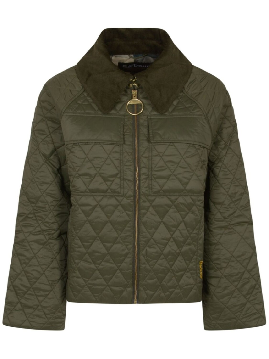 

Красивая стеганая куртка Barbour, зеленый