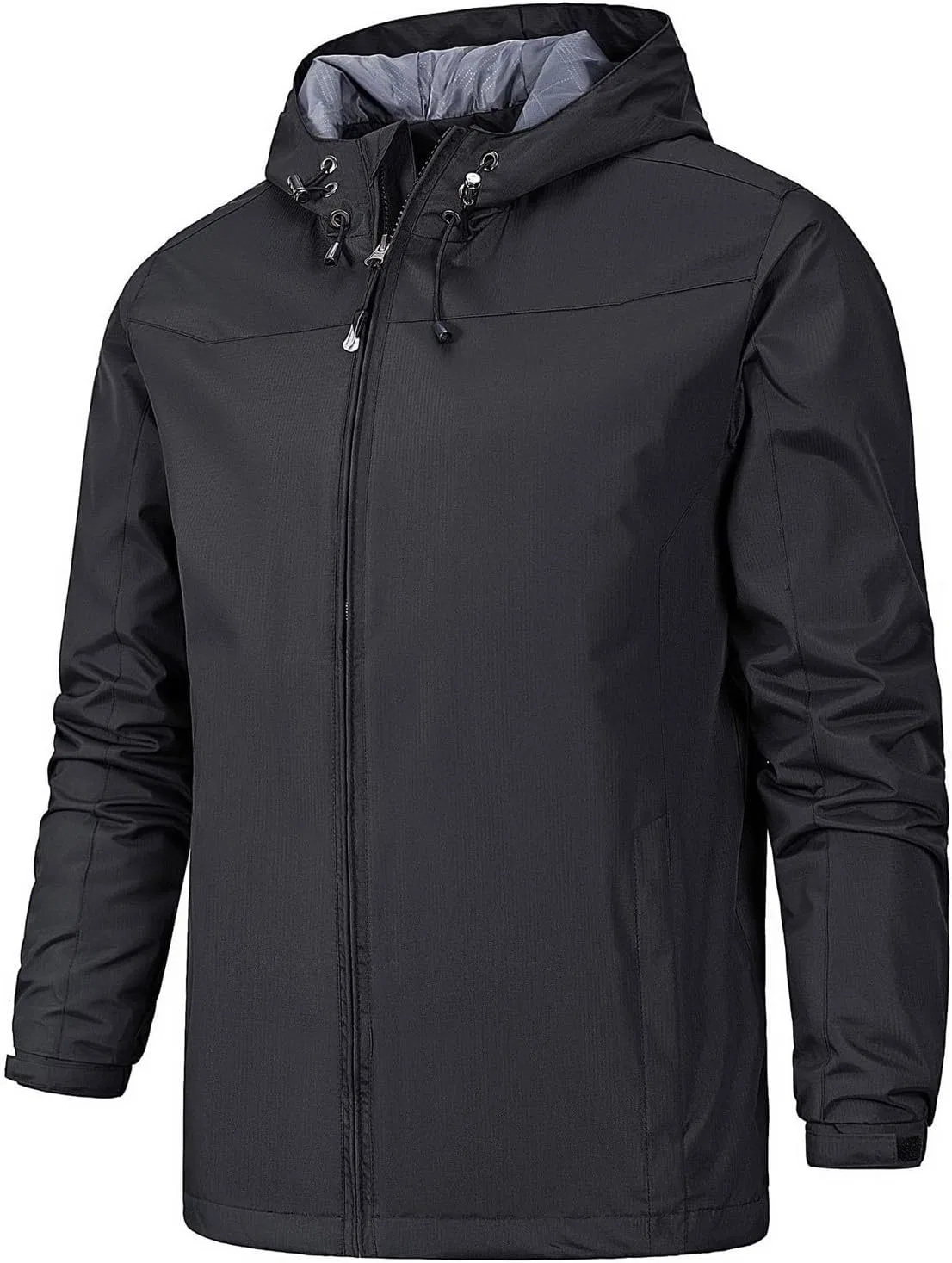 Мужская куртка с капюшоном UPF 50+ Black