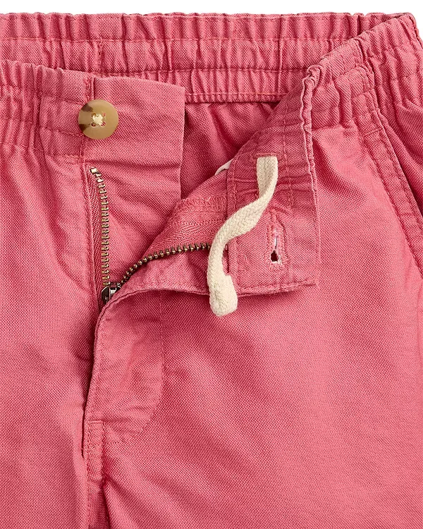 Детские шорты для мальчиков хлопковые Polo Bear Cotton Oxford Shorts Ralph Lauren, красный — фото 3