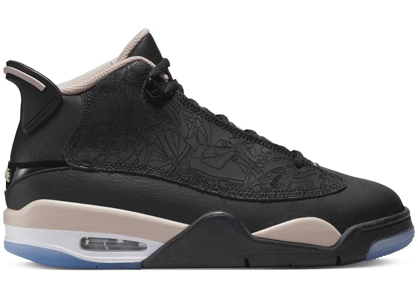 Детские кроссовки Lifestyle Jordan Dub Zero Jordan, Black/White/Fossil Stone