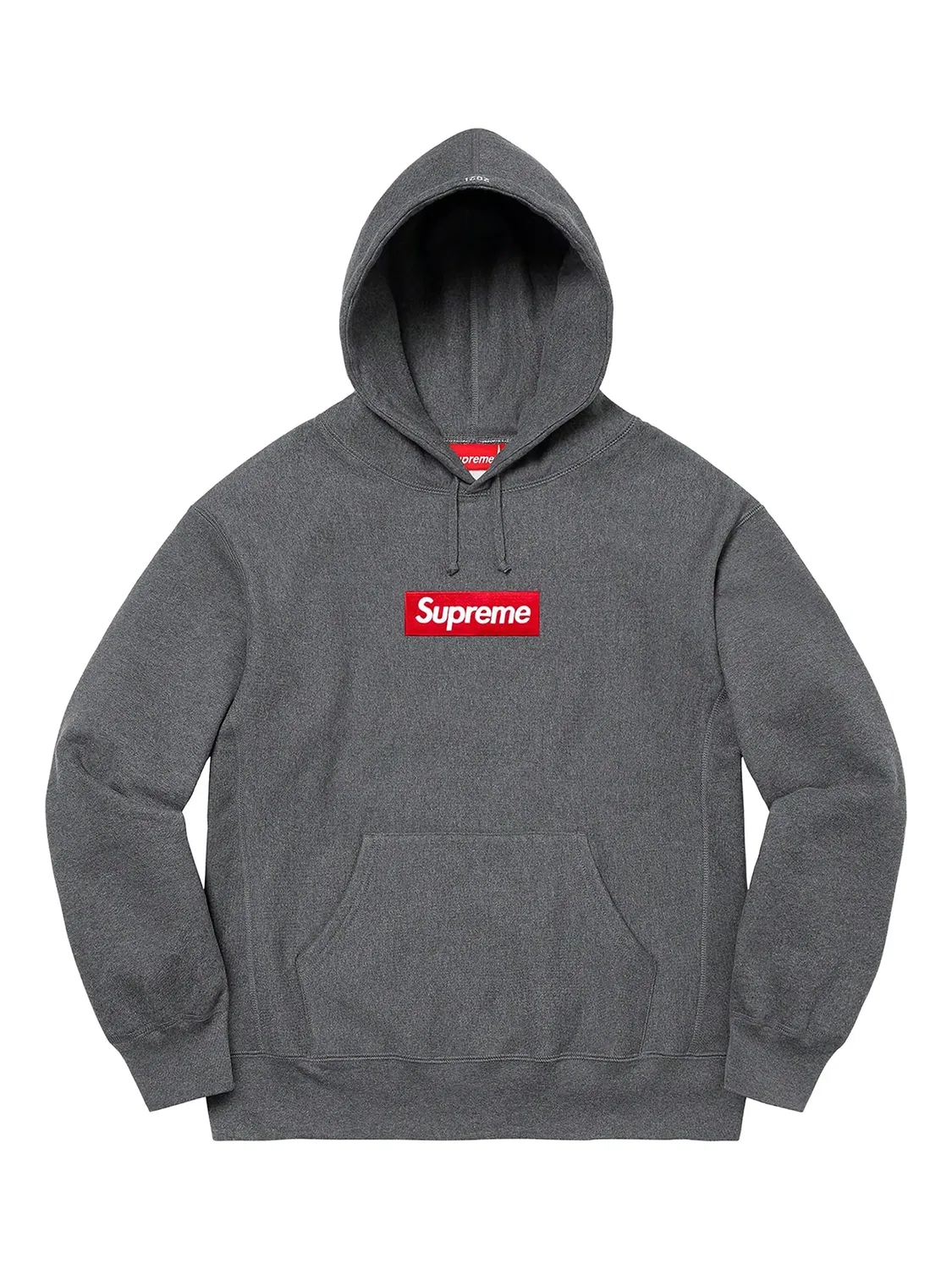 Supreme Худи Box Logo серый