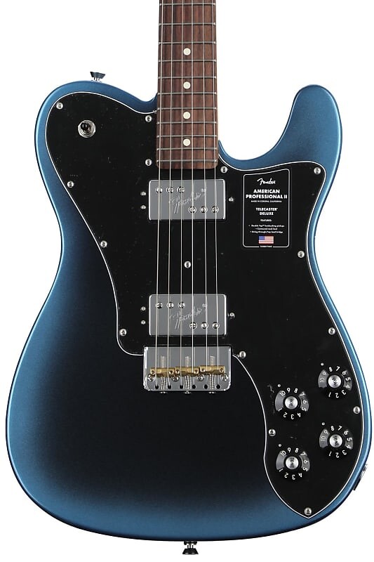 

Fender American Professional II Telecaster Deluxe - Dark Night с палисандровой накладкой 0113960761