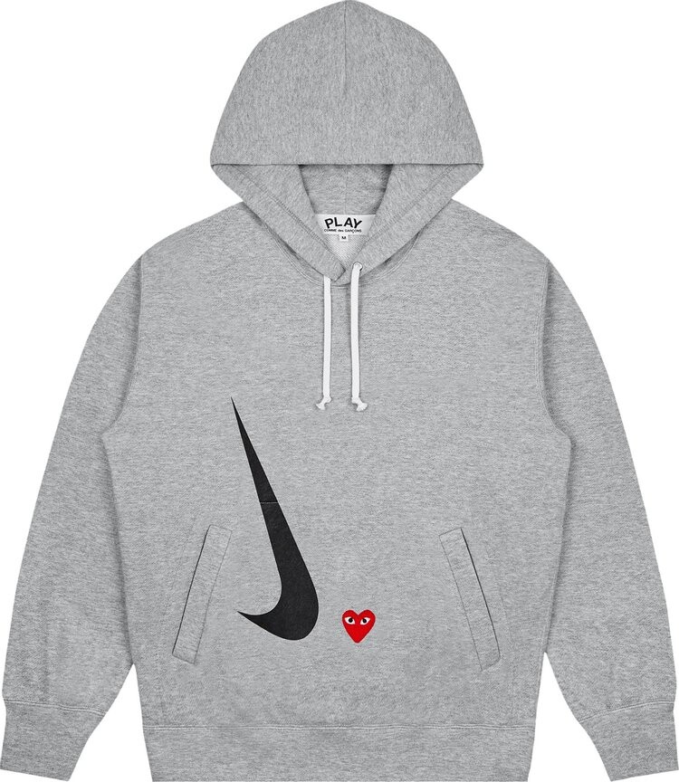 

Худи Nike Womens x Comme des Garçons PLAY Hoodie Grey, серый