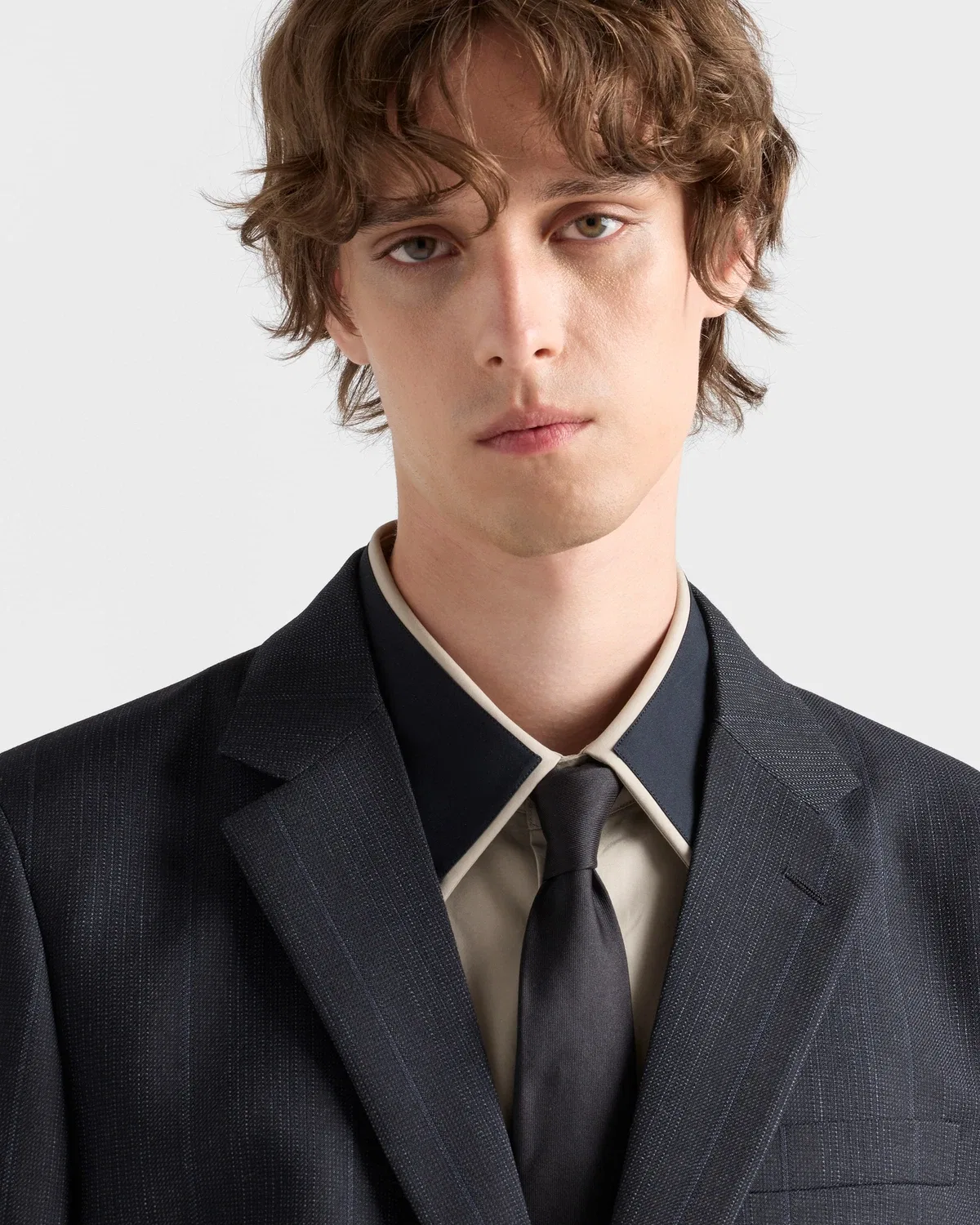 Костюм узкого кроя Prada, синий — фото 3