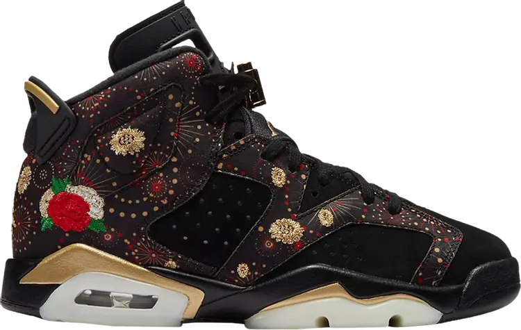 

Кроссовки Air Jordan 6 Retro BG Chinese New Year, черный