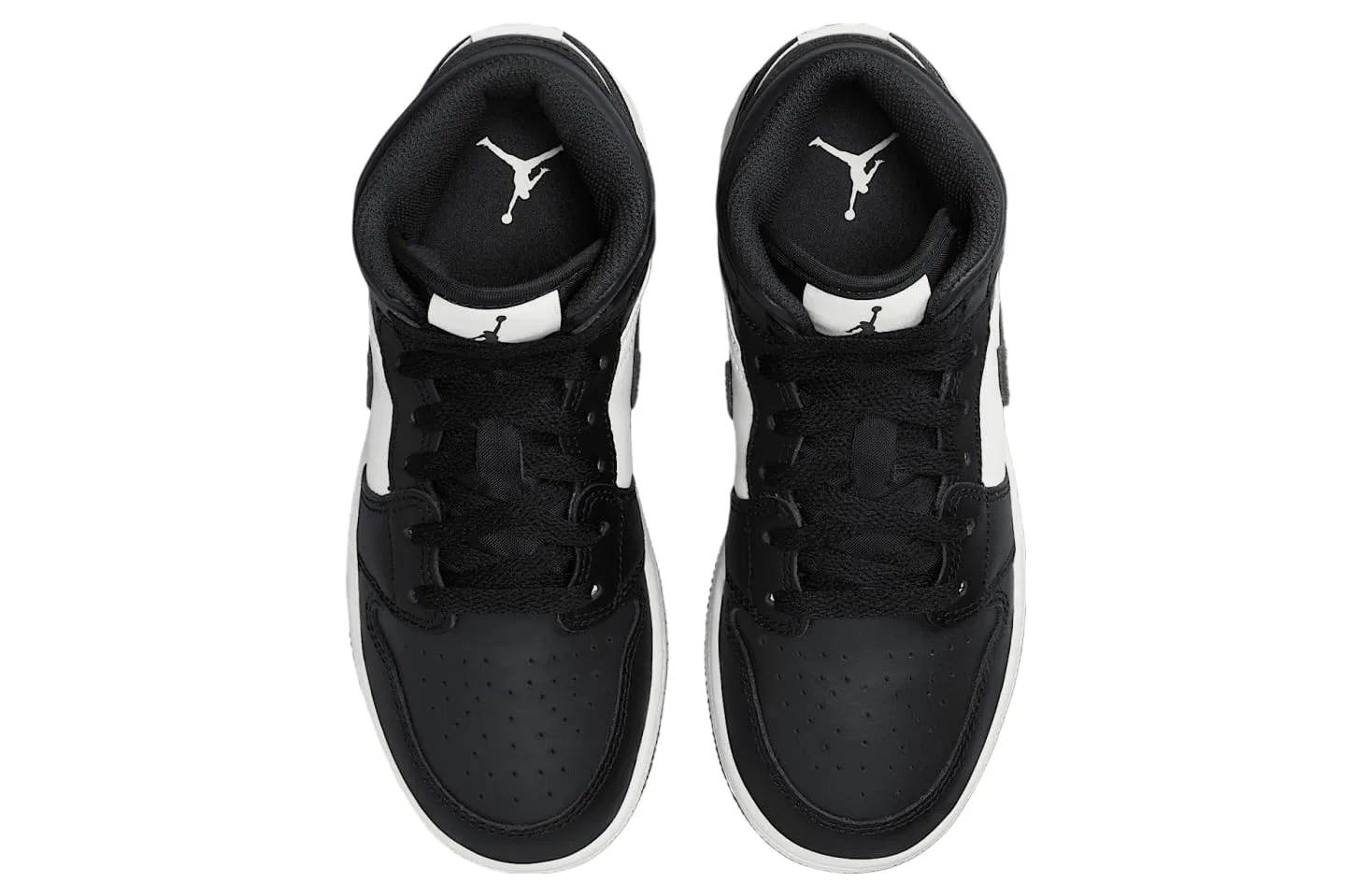 Детские кроссовки для мальчиков Air Jordan 1 Mid (Gs) NIKE, Off Noir — фото 4