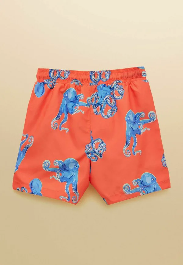 Плавки-Шорты стандартного кроя с принтом на морскую тематику. Joules, Orange Octopus — фото 2