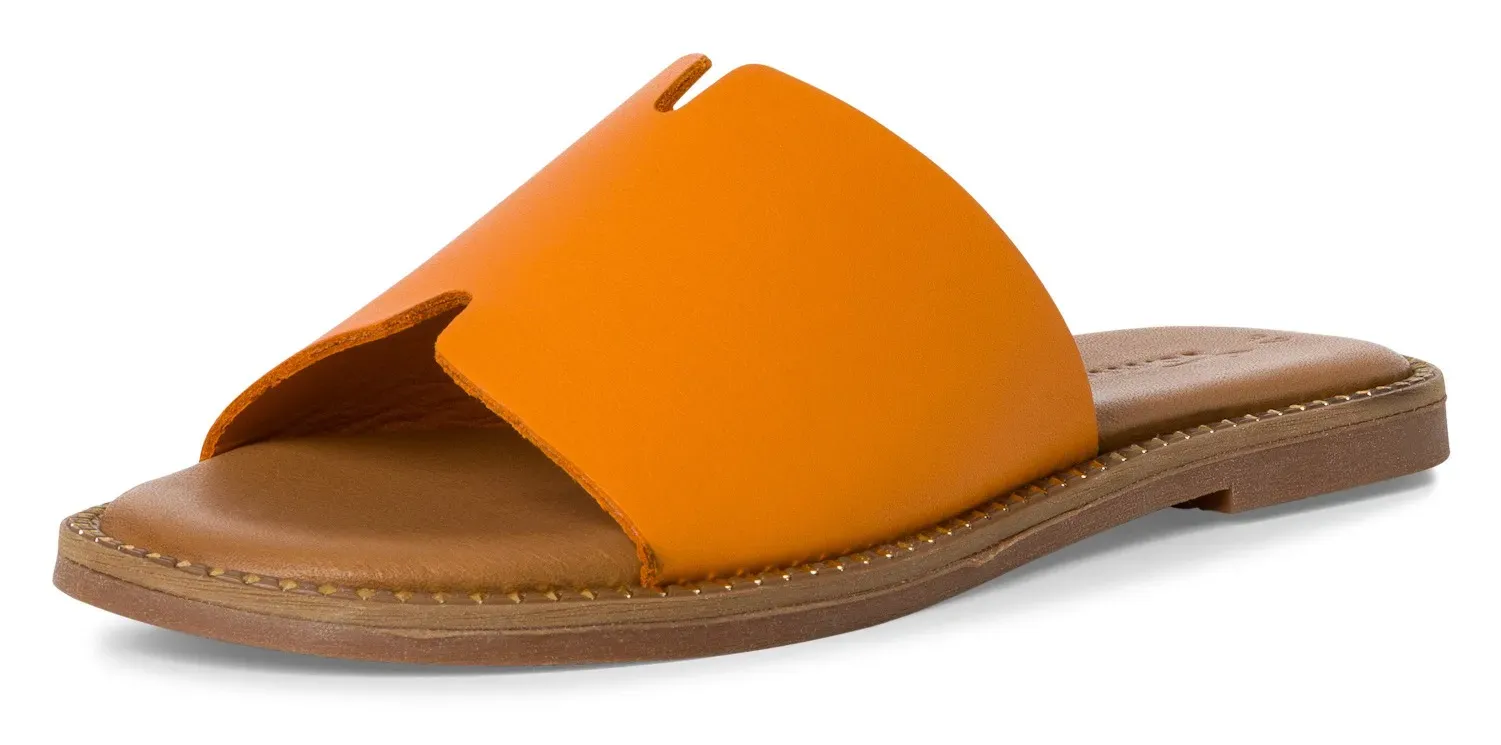 

Мюли Tamaris, летние туфли, тапочки с широкой повязкой, цвет Orange